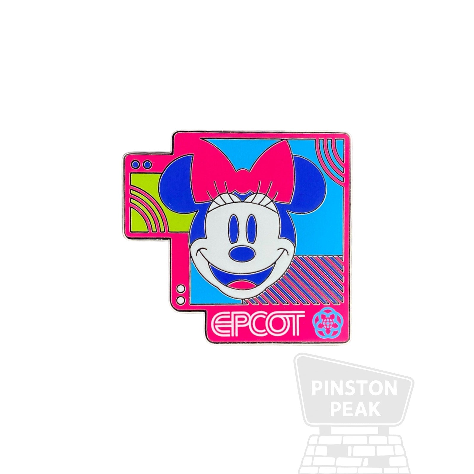 Disney Parks EPCOT Rectangular Retro Mystery Pin – Minnie Mouse Blind Box