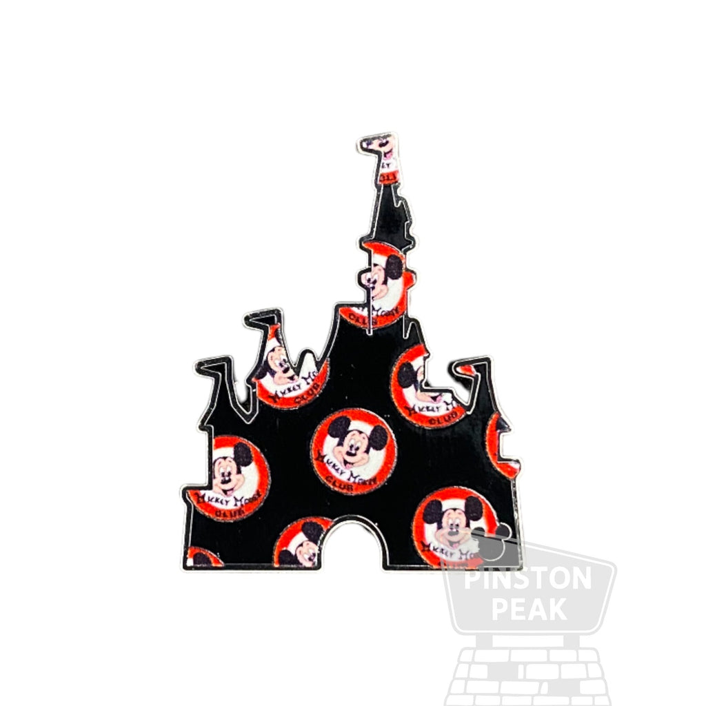 Disney Parks WDW Hidden Mickey 2025 Wave B Pin – Mickey Mouse Club Logo Castle