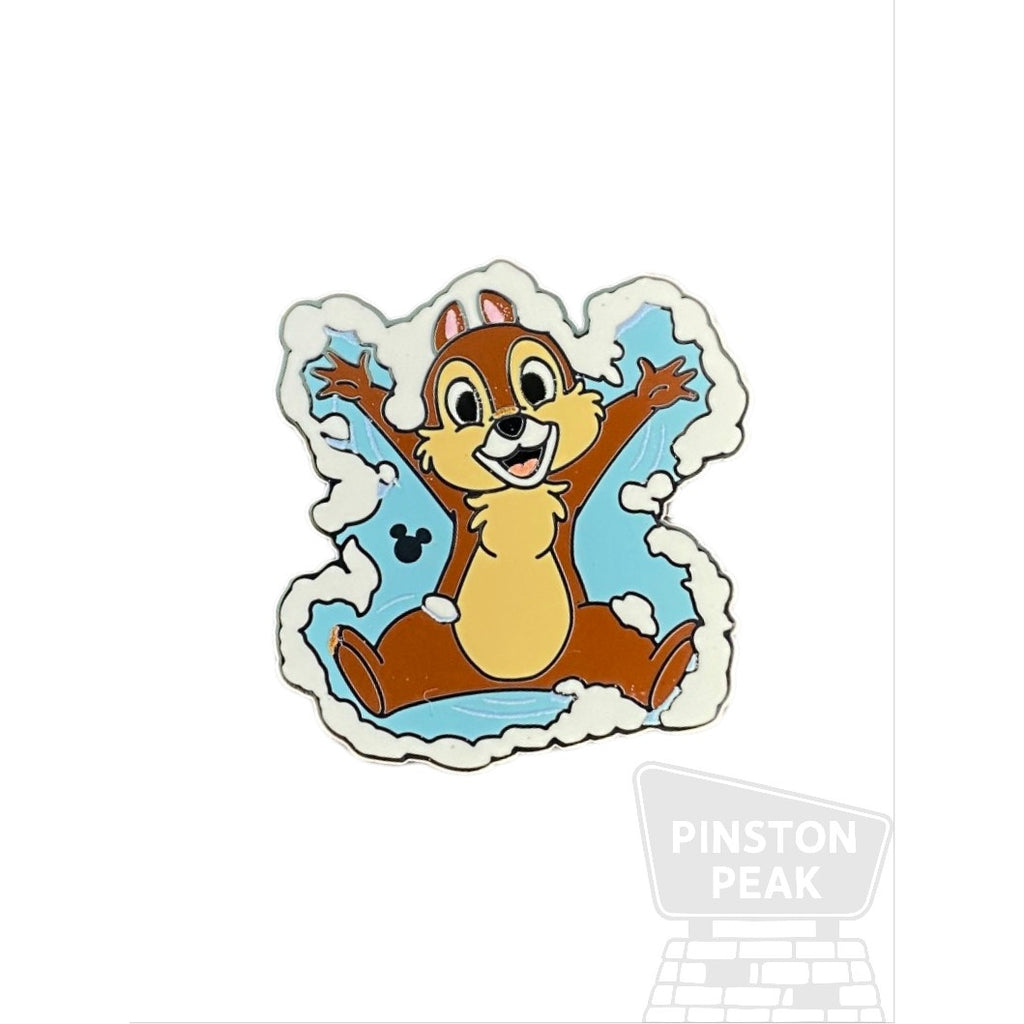 Disney Parks WDW Hidden Mickey 2026 Wave A Chip Holiday Pin – Chip Winter