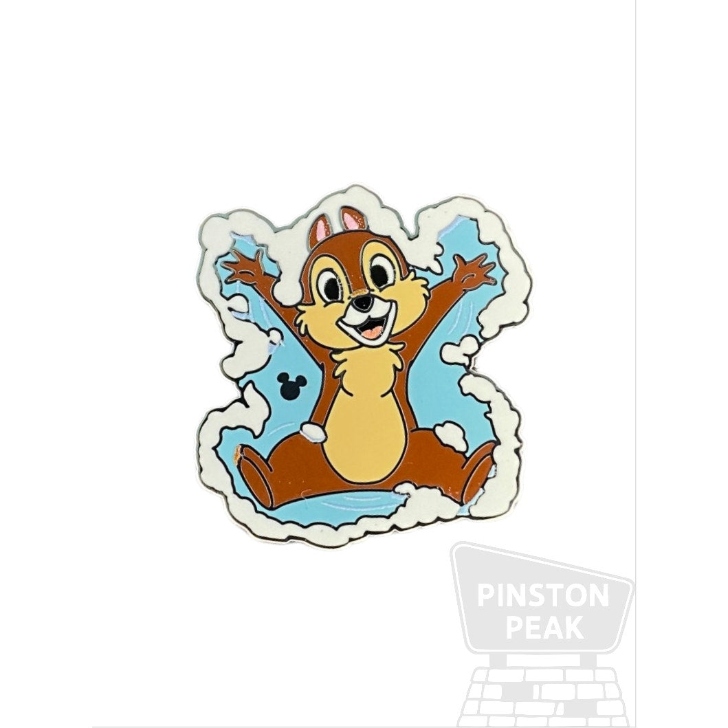 Disney Parks WDW Hidden Mickey 2026 Wave A Chip Holiday Pin – Chip Winter
