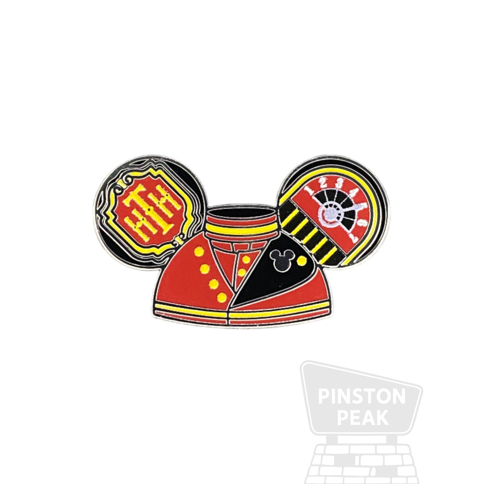 Disney Parks WDW Hidden Mickey 2025 Wave B Pin – Hollywood Tower Hotel Ear Hat