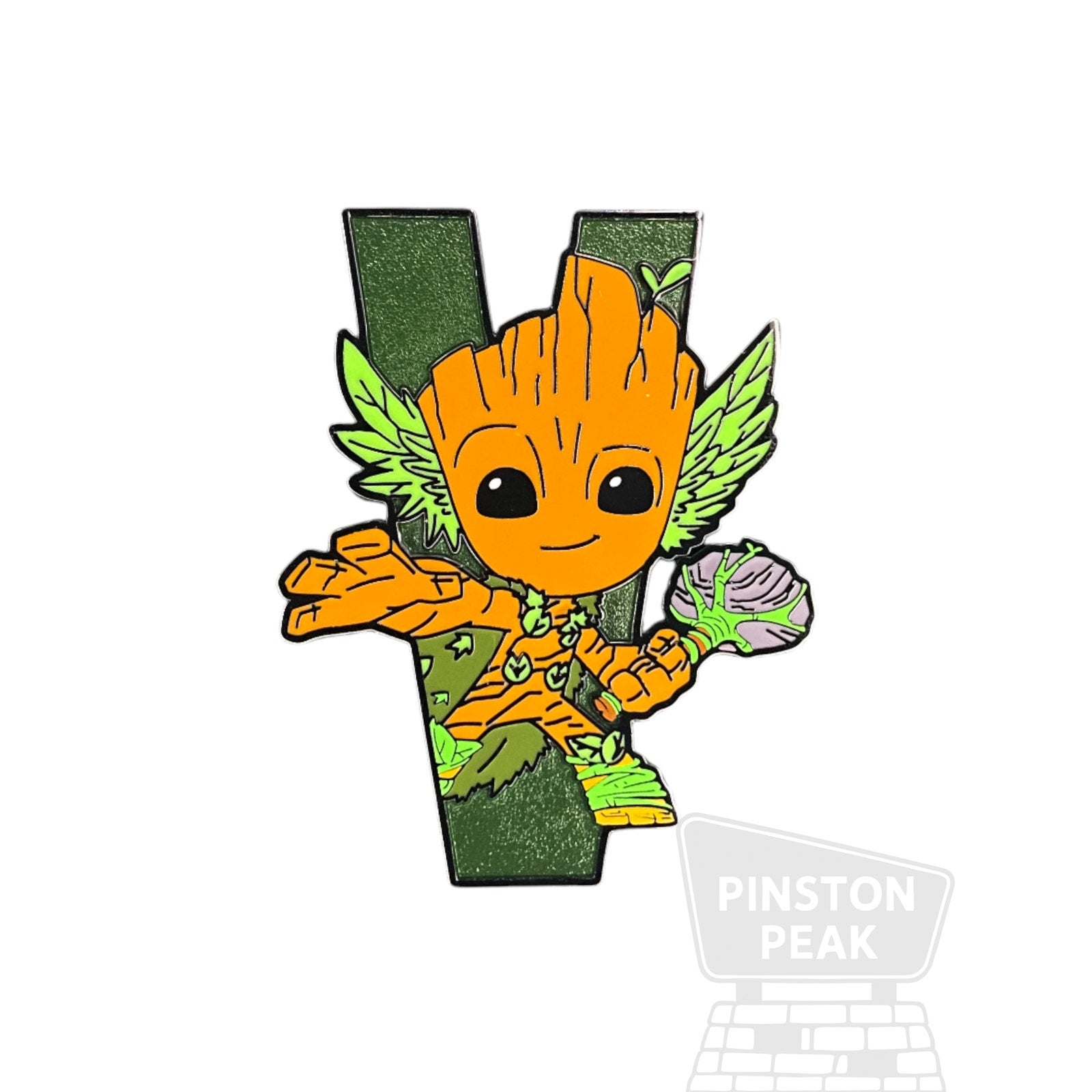 Disney Marvel Mystery Pin – Groot as Thor We Are Groot Letter V
