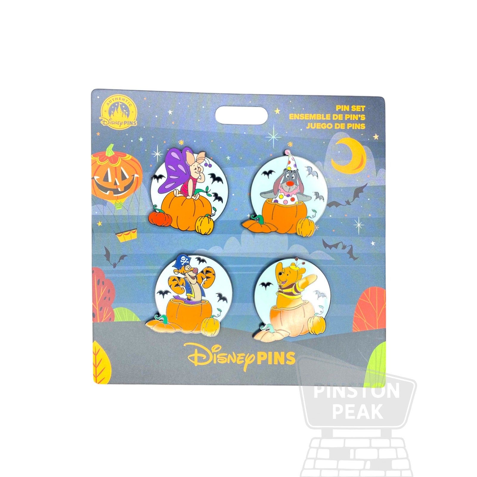 Costumed Winnie the Pooh & Friends Halloween Pumpkin Set — Full Set