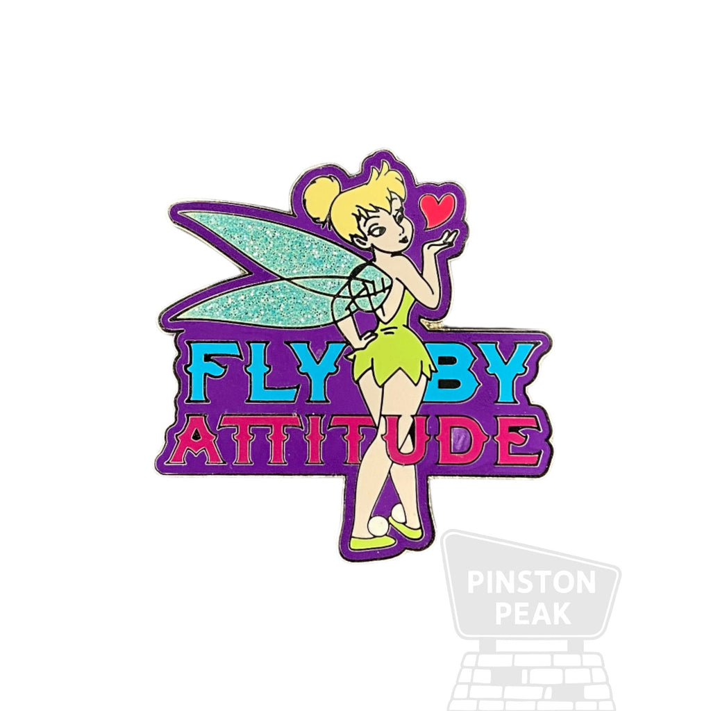 Disney Parks Tinker Bell Pin – Fly By Attitude Peter Pan Booster Collection