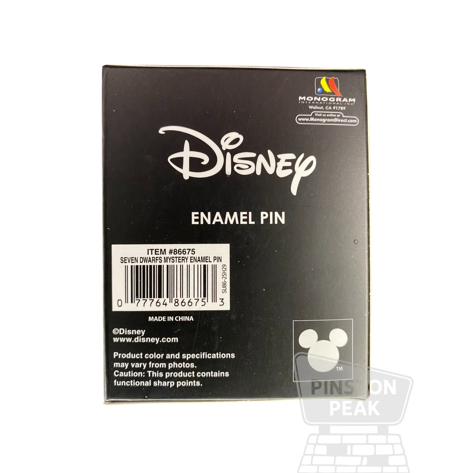 Disney Snow White Mine Cart LE 200 Mystery Pin – Seven Dwarfs Unopened Box