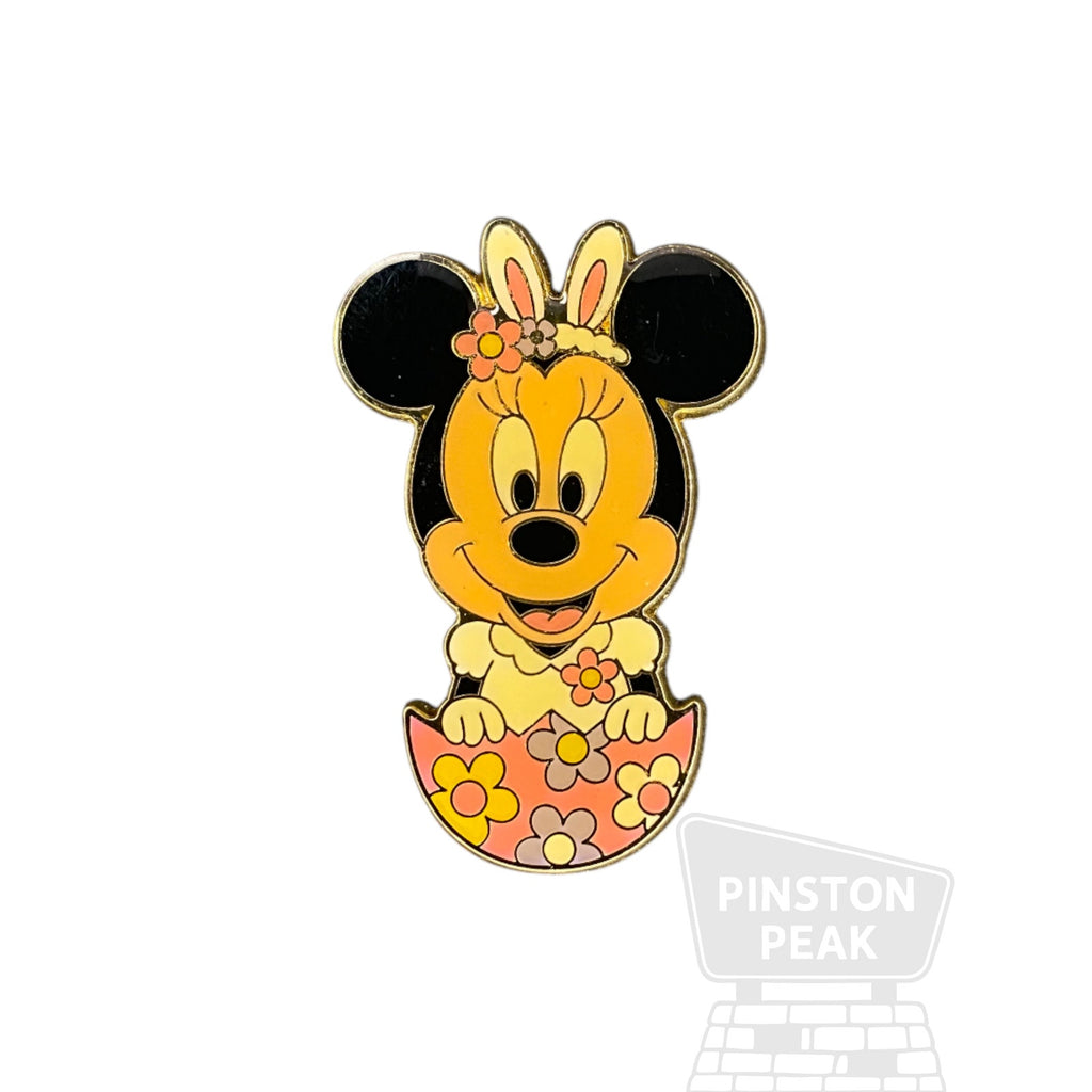 Disney Tokyo DisneySea Jungle Carnival LR Pin Minnie Hippity Hoppity Easter Egg