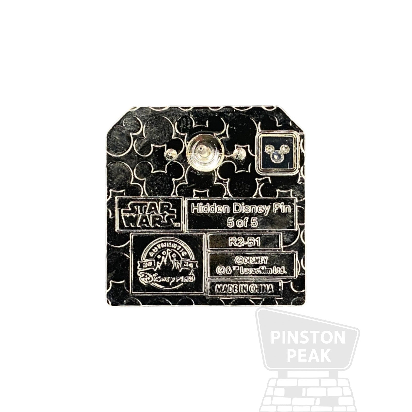Disney Parks WDW Hidden Mickey 2024 Pin – R2-B1 Star Wars Droids Collection