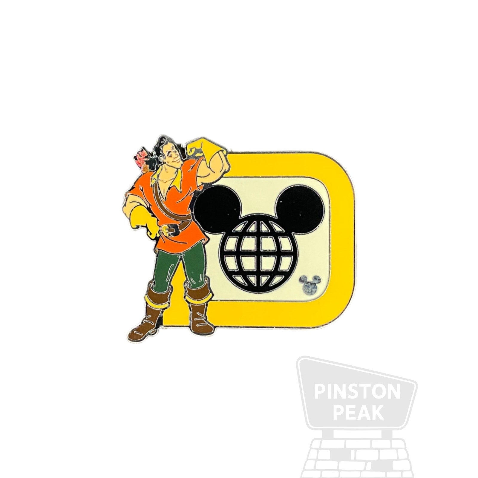 Disney Parks WDW Hidden Mickey 2025 Wave A Mystery Pin – Gaston D Letter