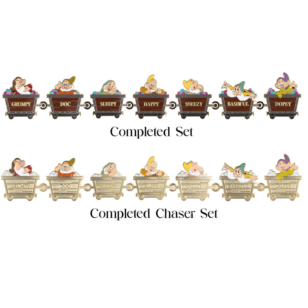 Disney Snow White Mine Cart LE 200 Mystery Pin – Seven Dwarfs Unopened Box