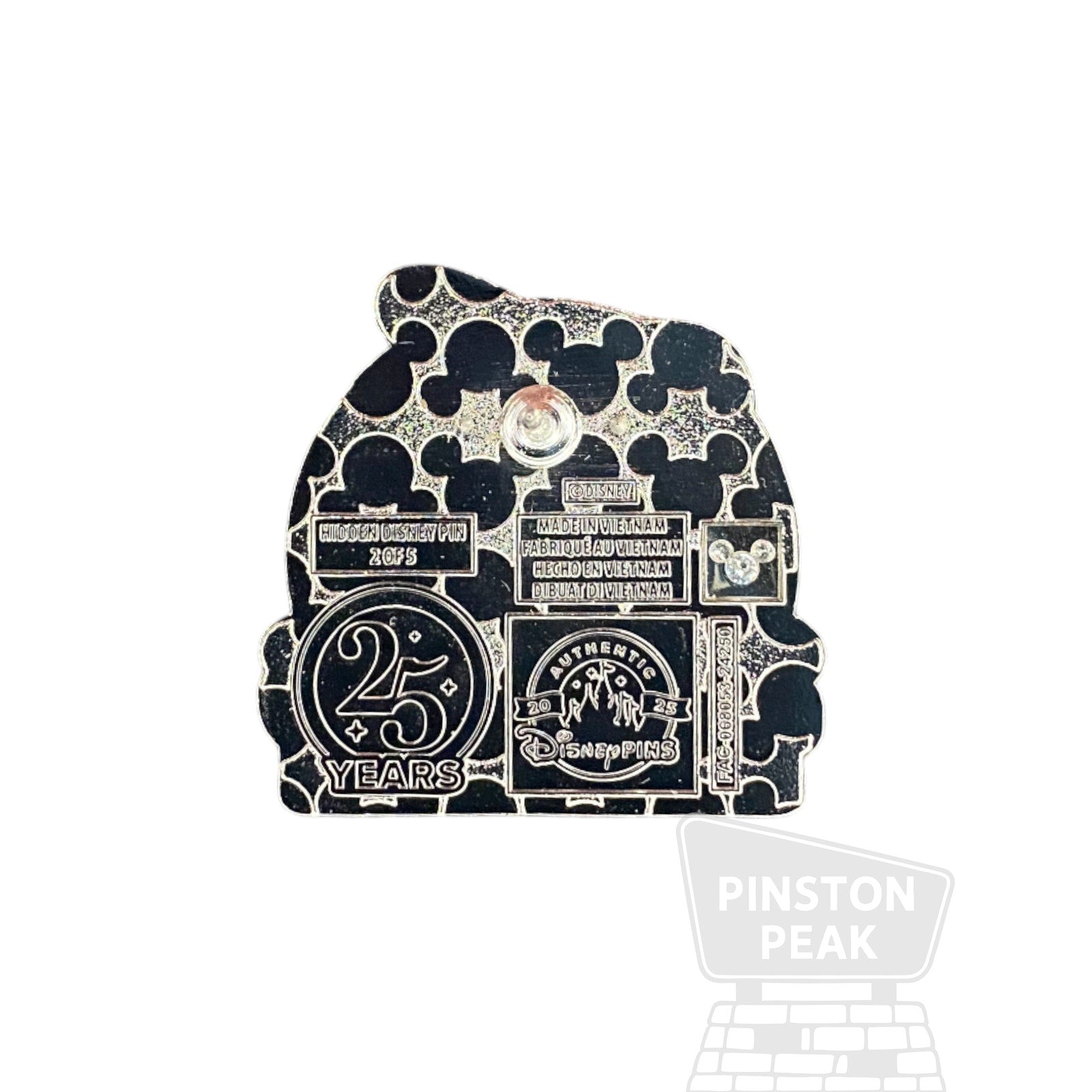 Disney Parks WDW Hidden Mickey 2025 Wave A Mystery Pin – Dopey 25 Year