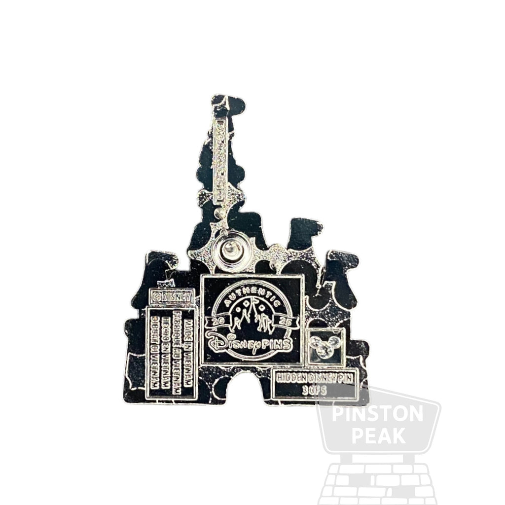 Disney Parks WDW Hidden Mickey 2025 Wave B Mystery Pin – Pop Art Mickey Castle