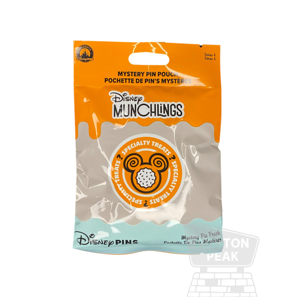 Disney Munchlings Mystery Pin – Series 4 Unopened Pouch 5 Pin Blind Pack