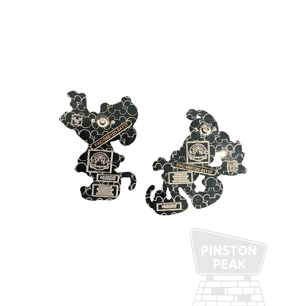 Disney Parks Christmas – Mickey & Minnie Holiday Elves 2 Pin Set