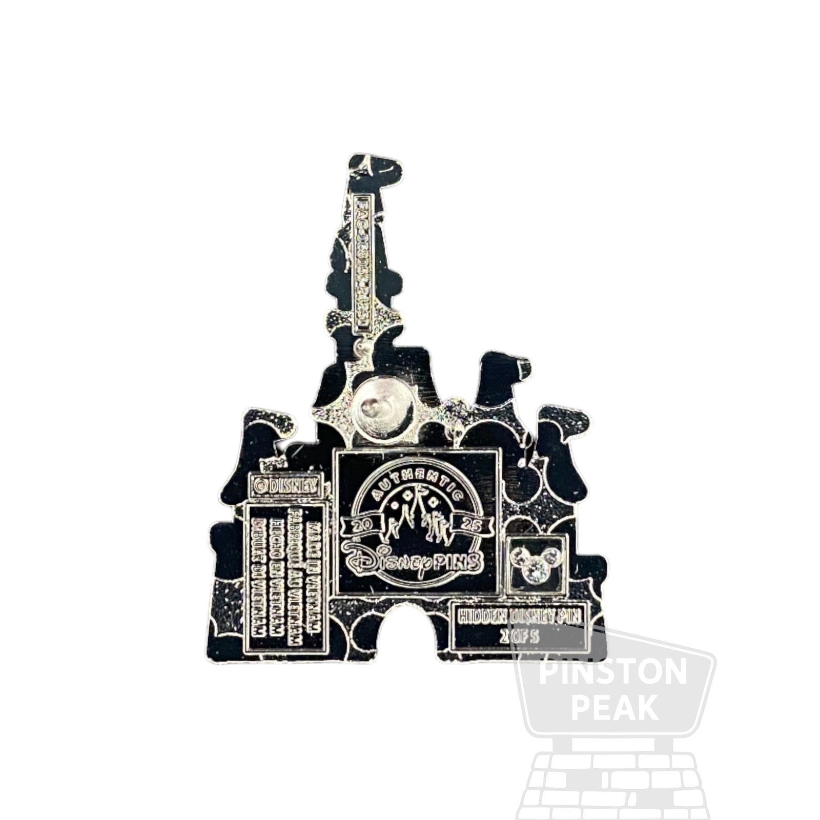 Disney WDW Hidden Mickey 2025 Wave A Mystery Pin – Castles Mickey Icon Balloons