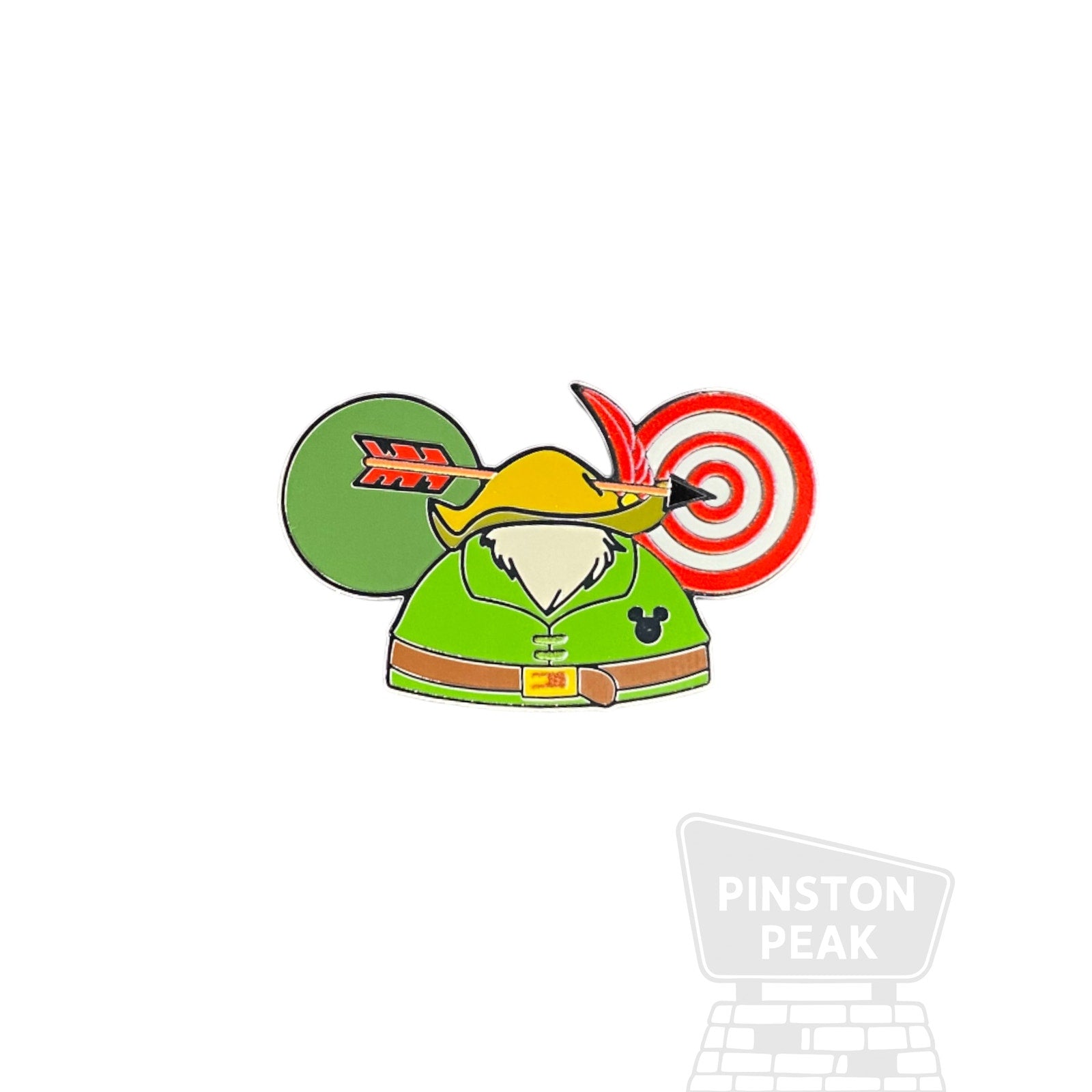 Disney Parks DLR Hidden Mickey 2025 Wave B Mystery Pin – Robin Hood Ear Hat