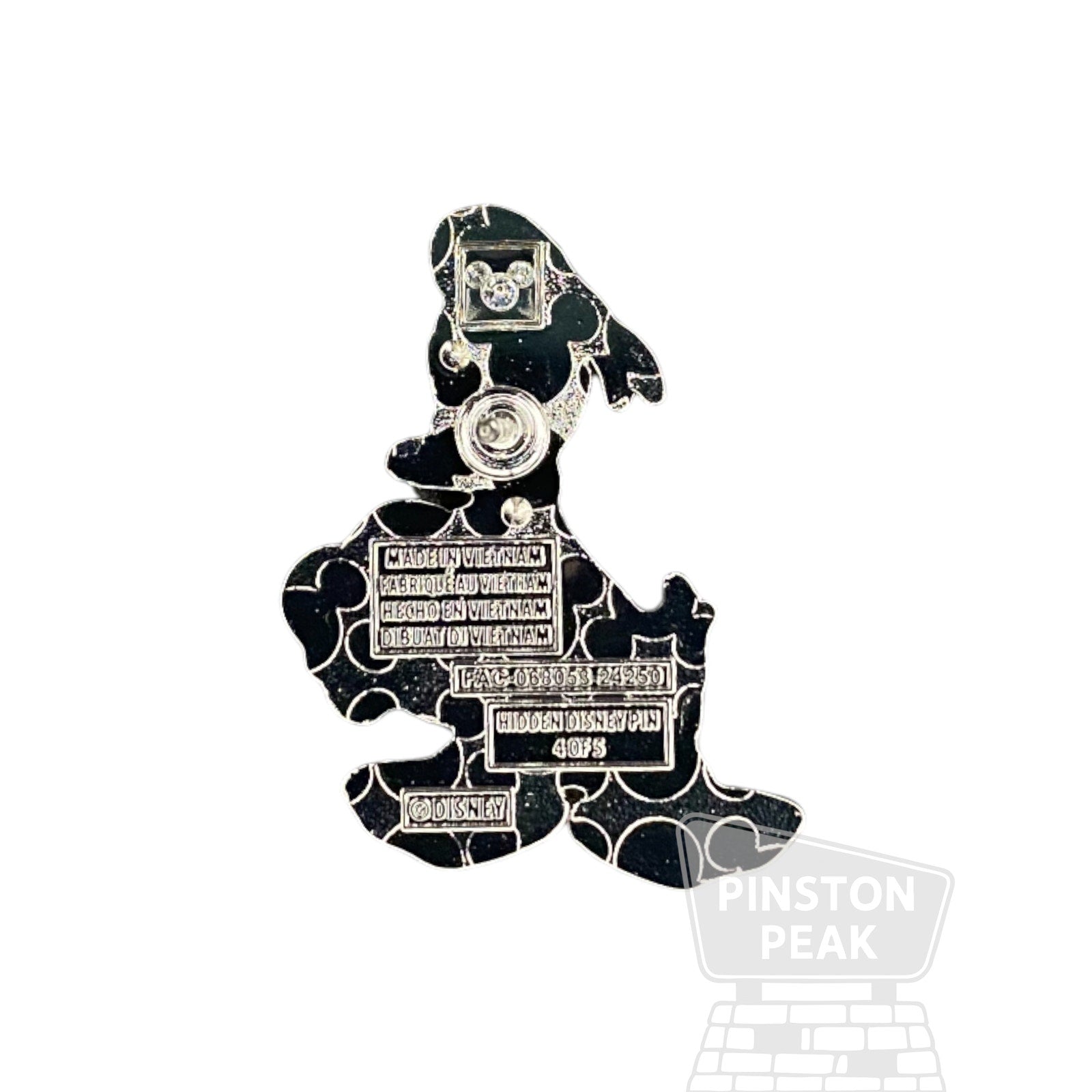 Disney WDW Hidden Mickey 2025 Wave A Mystery Pin – Donald Duck Valentine’s Day