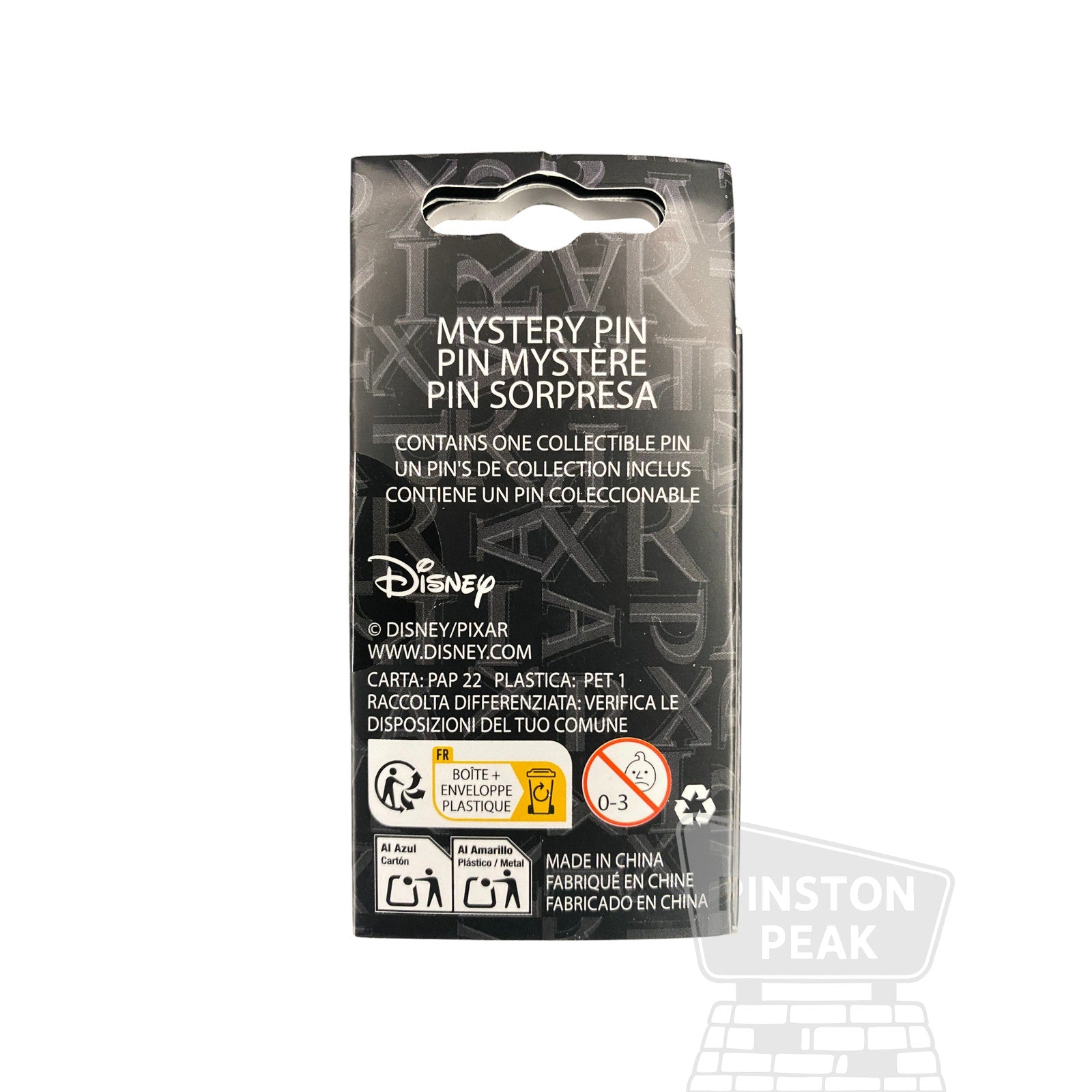 Disney Loungefly Pixar Pin – Cassette Mix Tape Mystery Blind Box Unopened