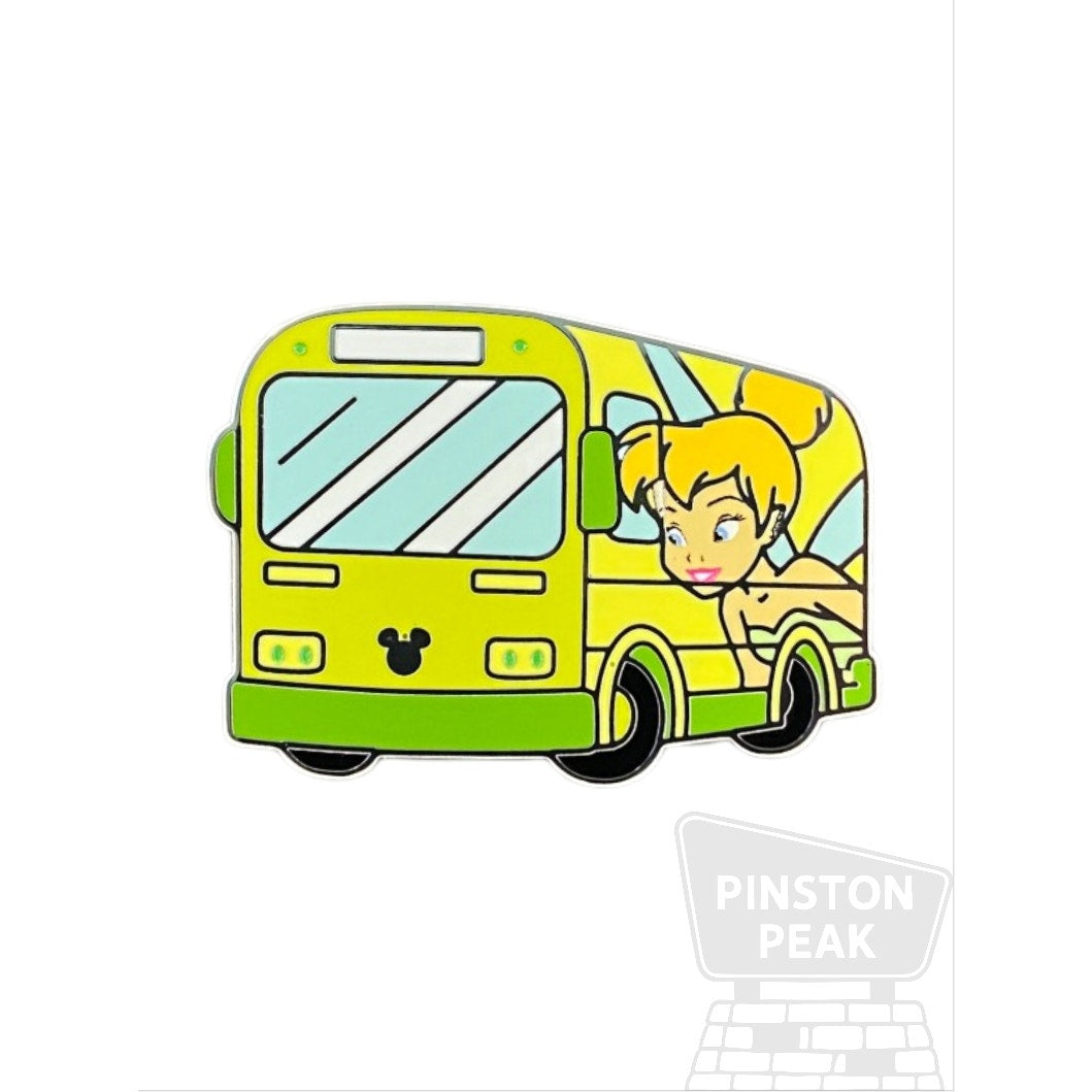 Disney Parks WDW Hidden Mickey 2026 Wave A Mystery Pin – Tinker Bell Bus