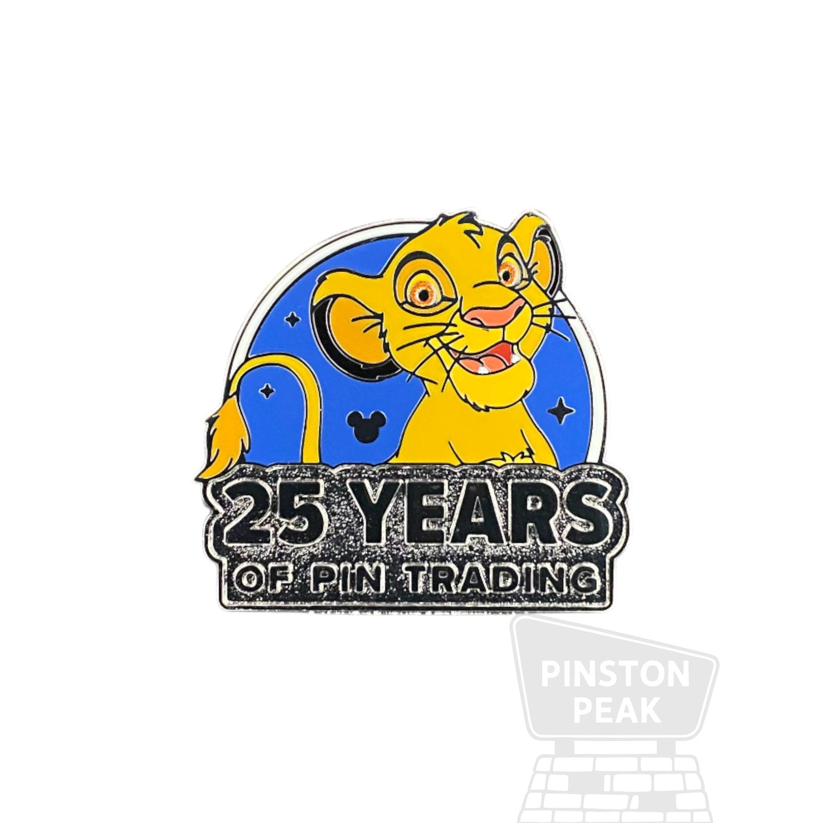 Disney Parks WDW Hidden Mickey 2025 Wave A Mystery Pin – Simba 25 Year