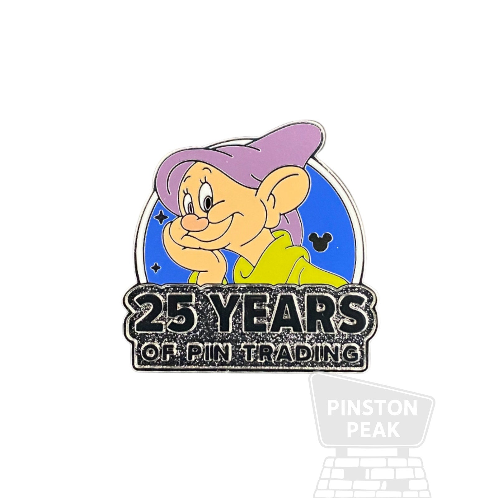 Disney Parks WDW Hidden Mickey 2025 Wave A Mystery Pin – Dopey 25 Year