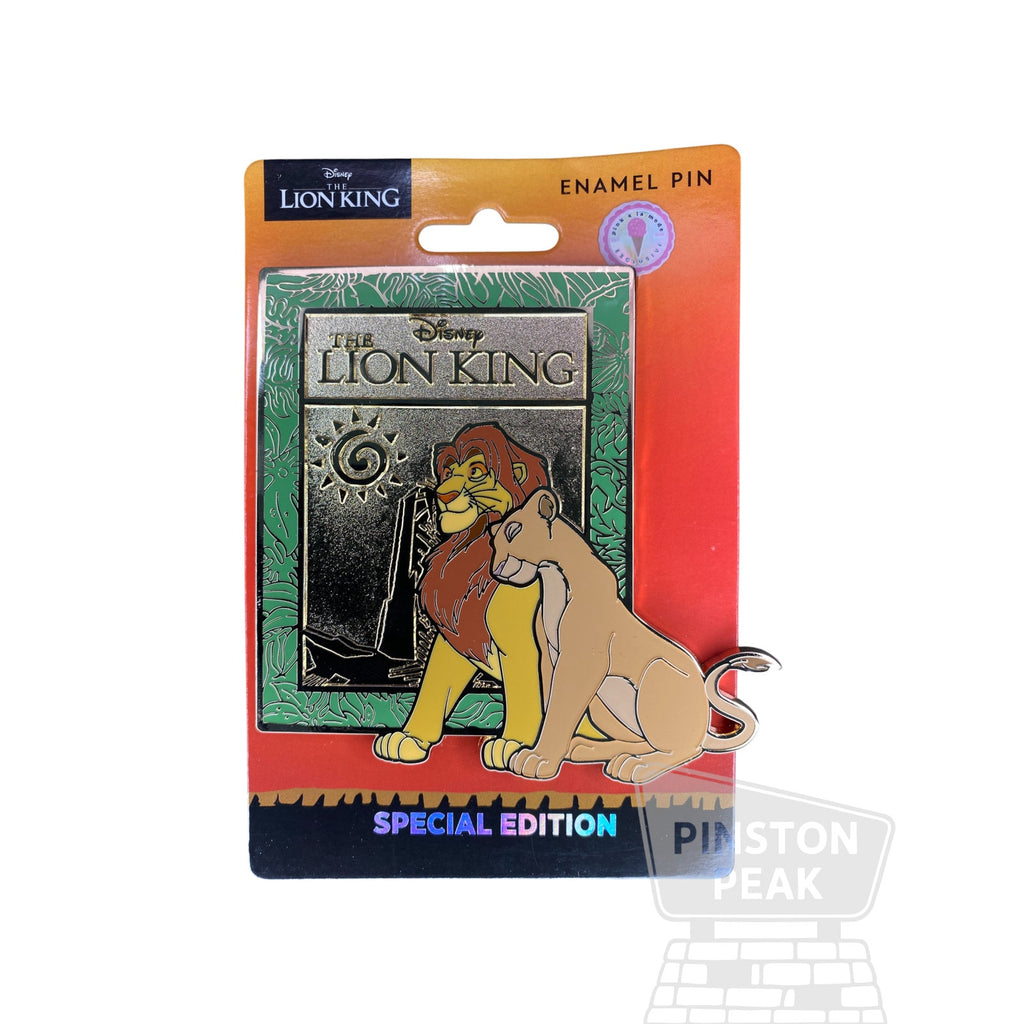 Pink A La Mode Lion King Codex Jumbo Pin – Pride Rock Nala & Simba LE 300
