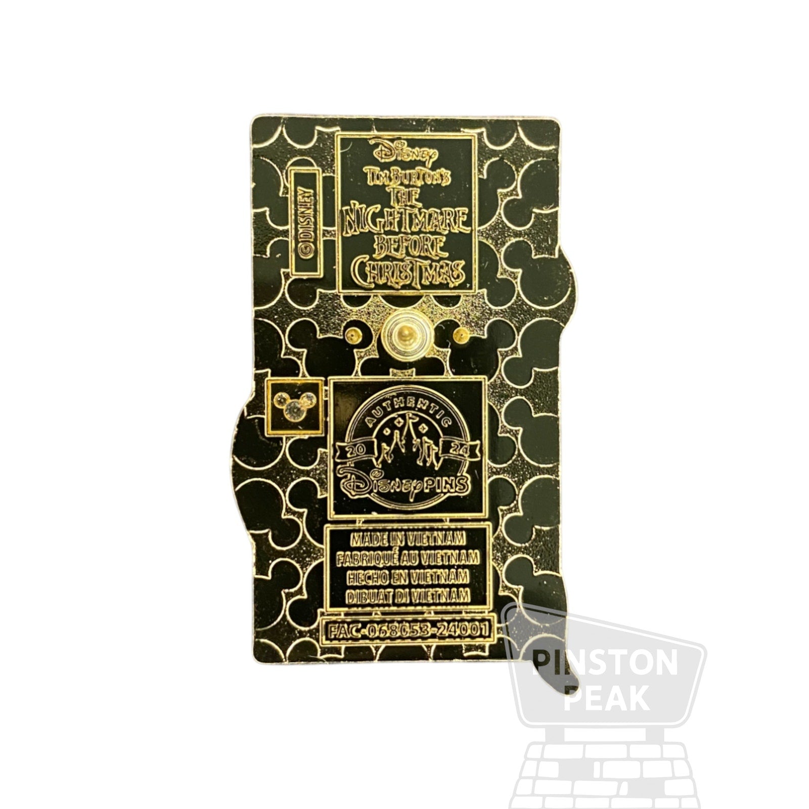 Disney NBC Pin – Zero Characters with Graveyard Hill Collection